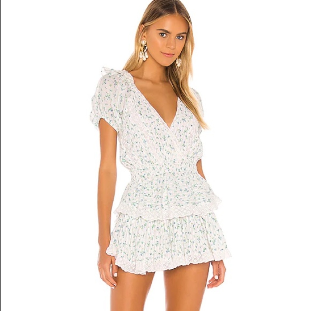 XS NWT LoveShackFancy Carlo Dress